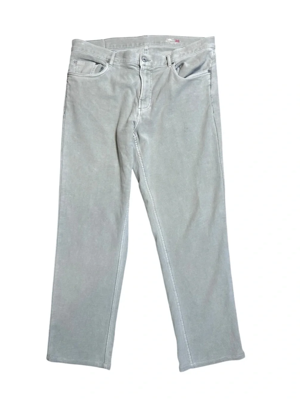 Faherty men’s Stretch Terry 5-Pocket Pant Coastal Sage green size 36x28 jeans